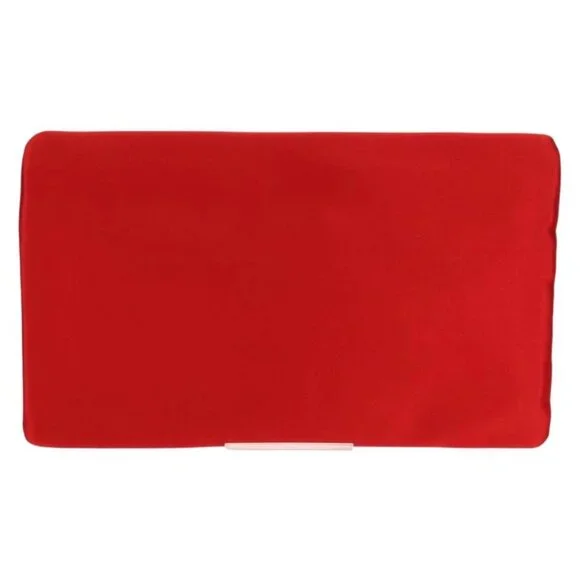 PRADA Pouch Satin Purple Gold Auth 154166M - Picture 12 of 16